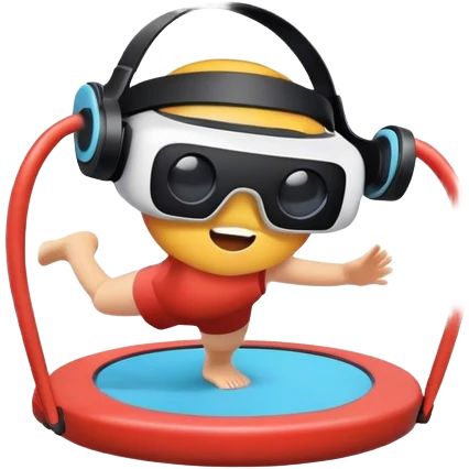 VR social gym emoji