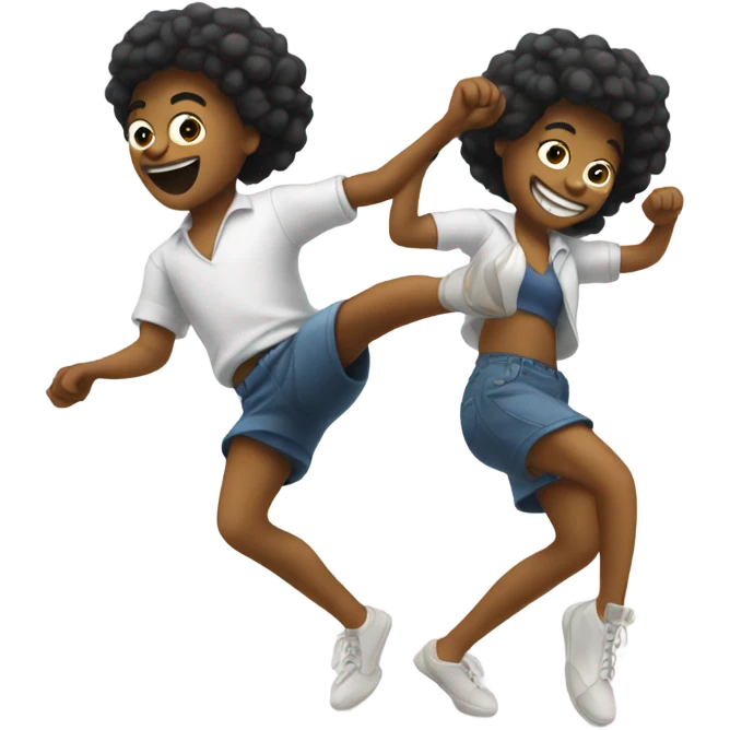 Footwork dancing emoji