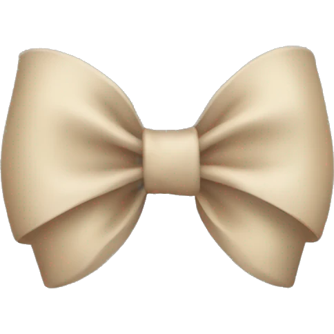 Neutral bow emoji