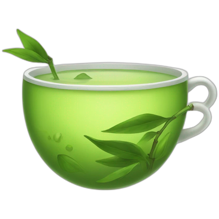 Japanese green tea emoji