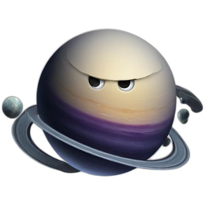 Mad Saturn emoji