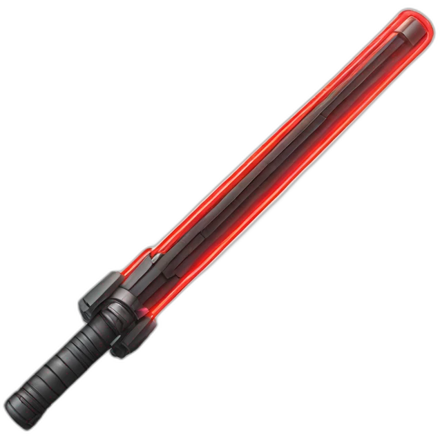 lightsaber red emoji