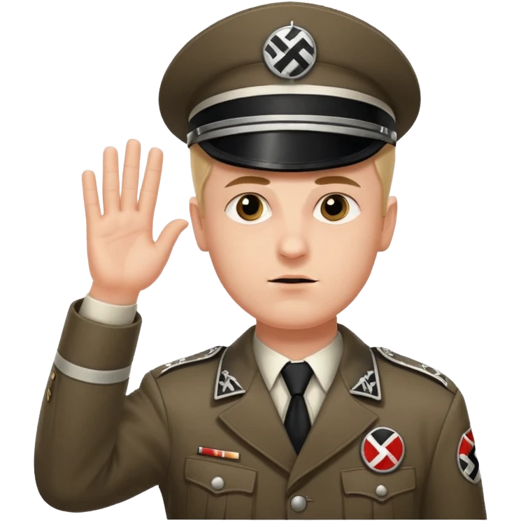 hitler salut nazis emoji