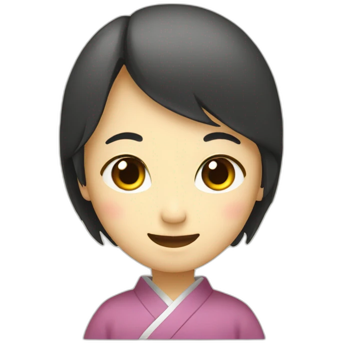 Japoneses hello symbol emoji