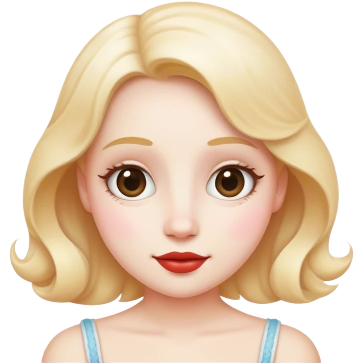 Cinematic Realistic Am√©lie Pop Culture Emoji, featuring a whimsical, charming portrayal inspired by the iconic French film rendered with delicate textures and nostalgic, soft lighting. emoji