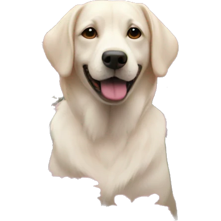 DOG IN A FLOWER FELD emoji