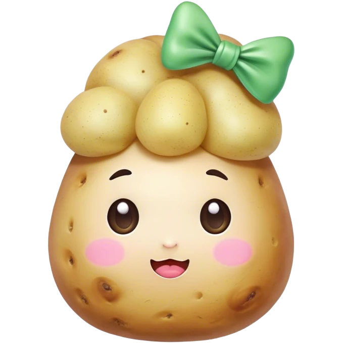 meditater kawaii potato bow emoji