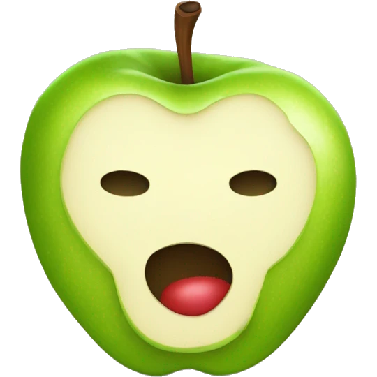 Manzana y cebollin emoji