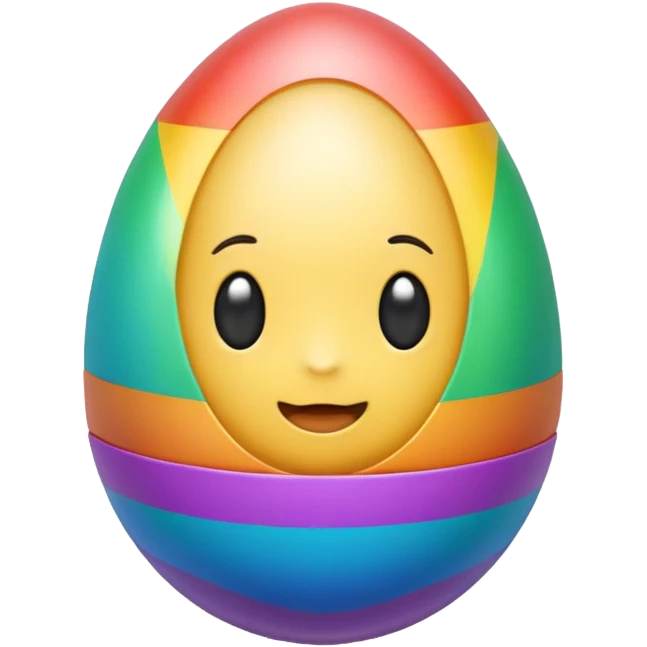 rainbow egg emoji icons emoji