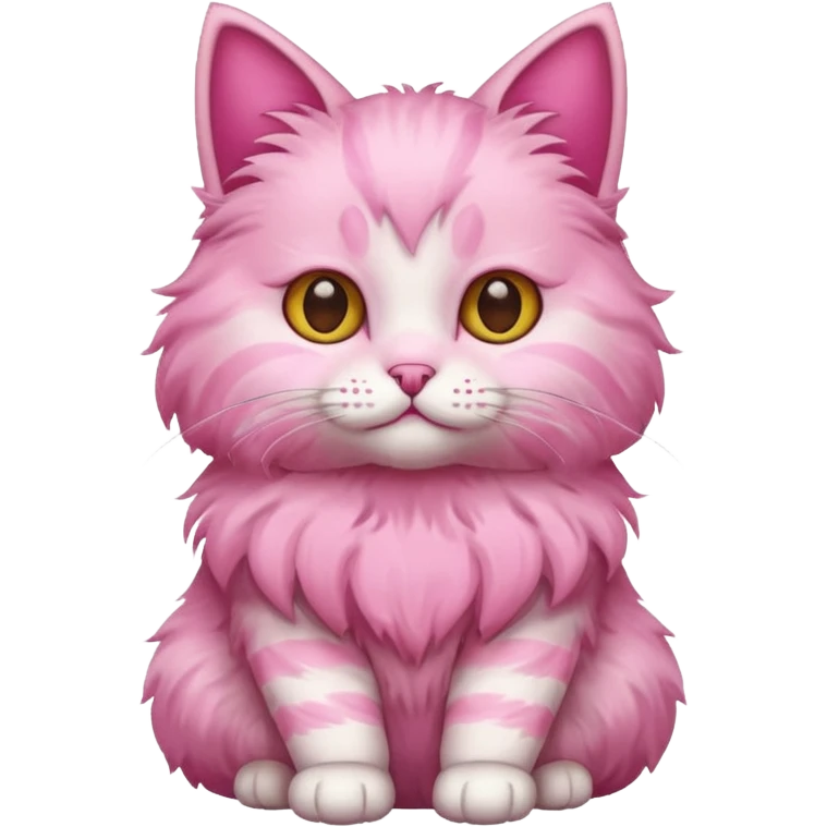 Cat pink emoji