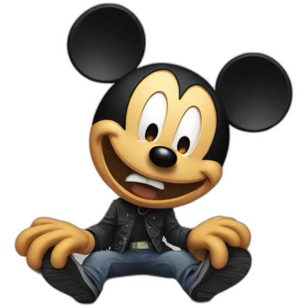 scary mickey emoji