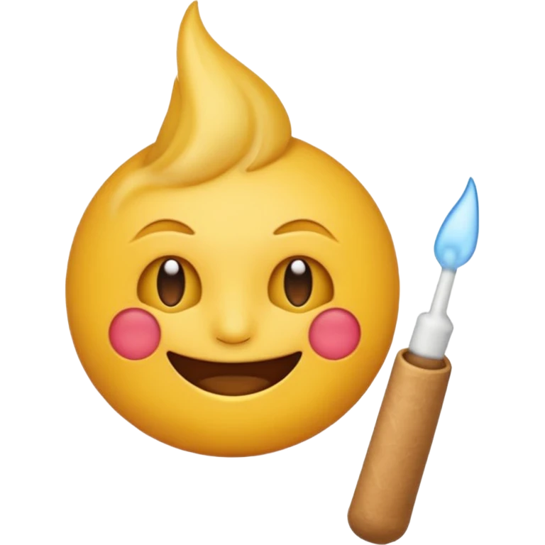 Un emoji qui fumé un joint  emoji