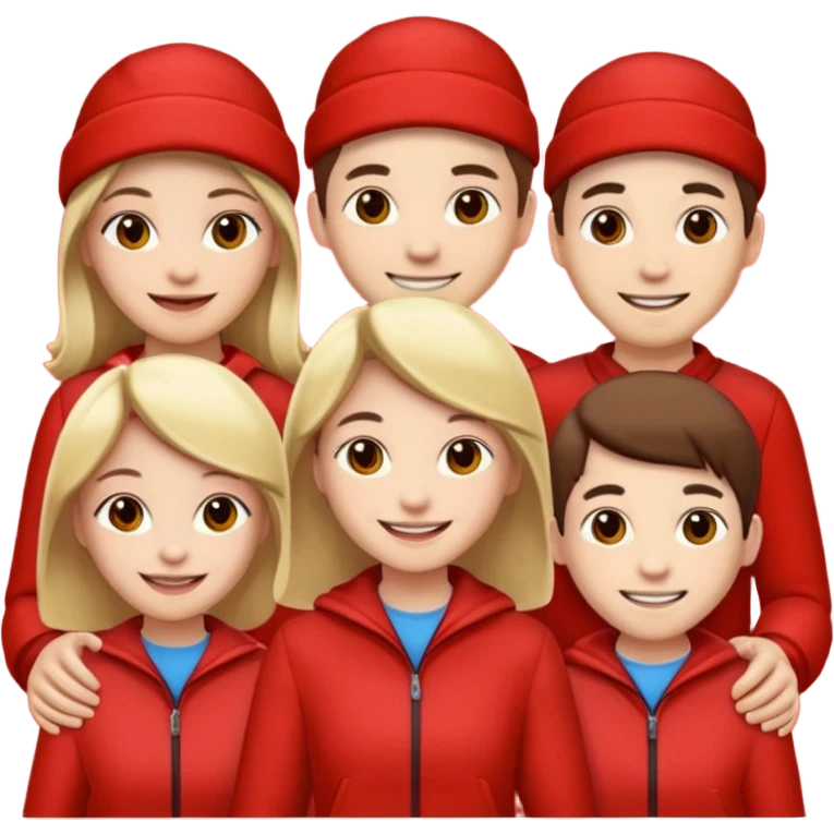 Gang shit red colored emoji
