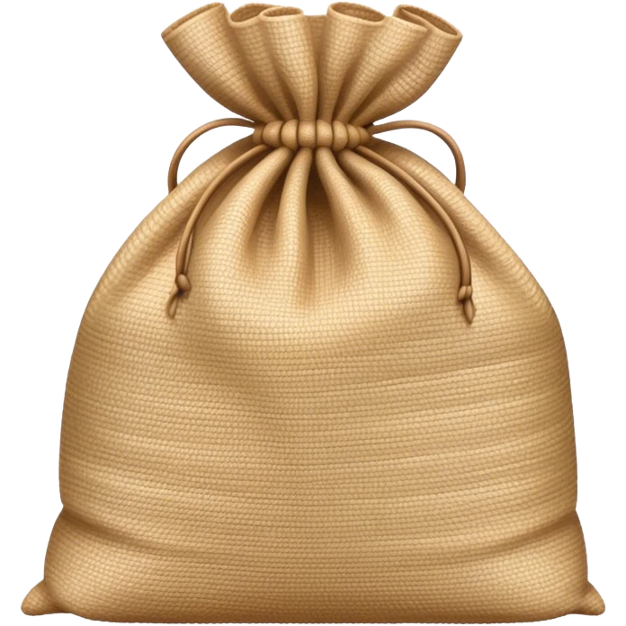 crear un emoji de un bolsón/bigbag de rafia de polipropileno, que se usa para almacenar materiales de construccion, cereales, et emoji