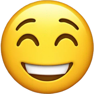 Fake smile emoji