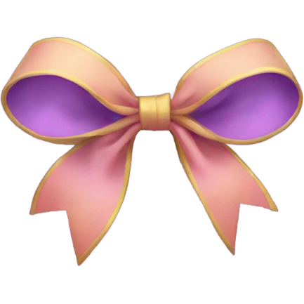 Aesthetic bow emoji