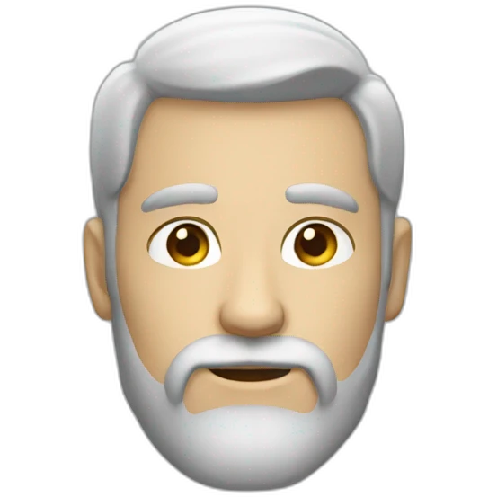 white man with a beard emoji