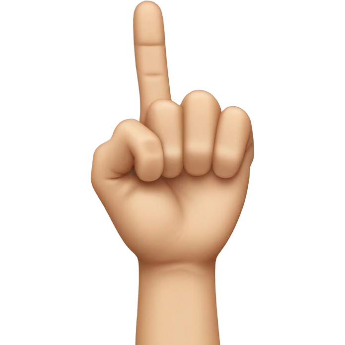 Hand showing by fingers letters d b emoji