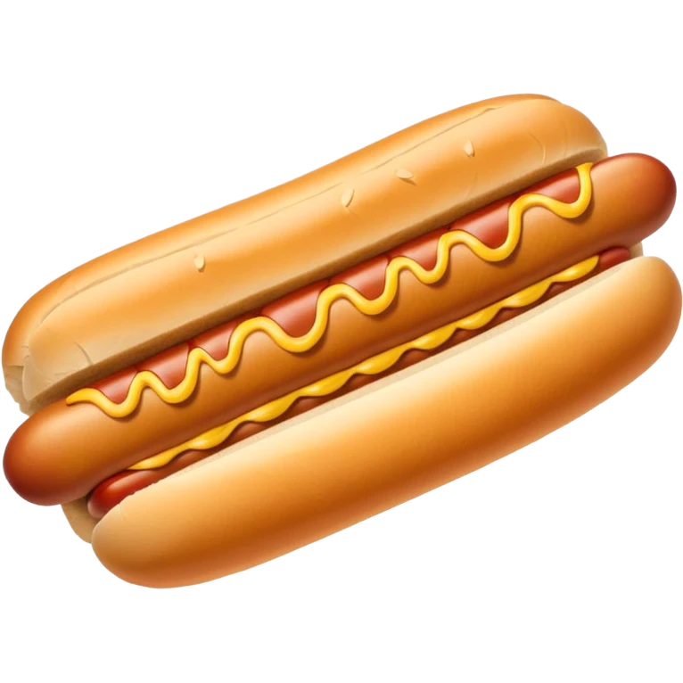 Hot dog emoji