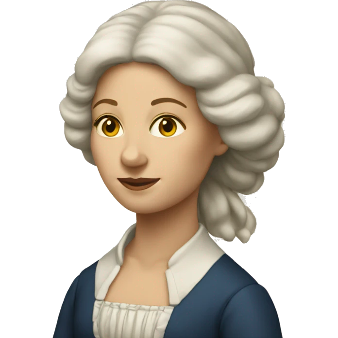 white woman from colonial virginia emoji