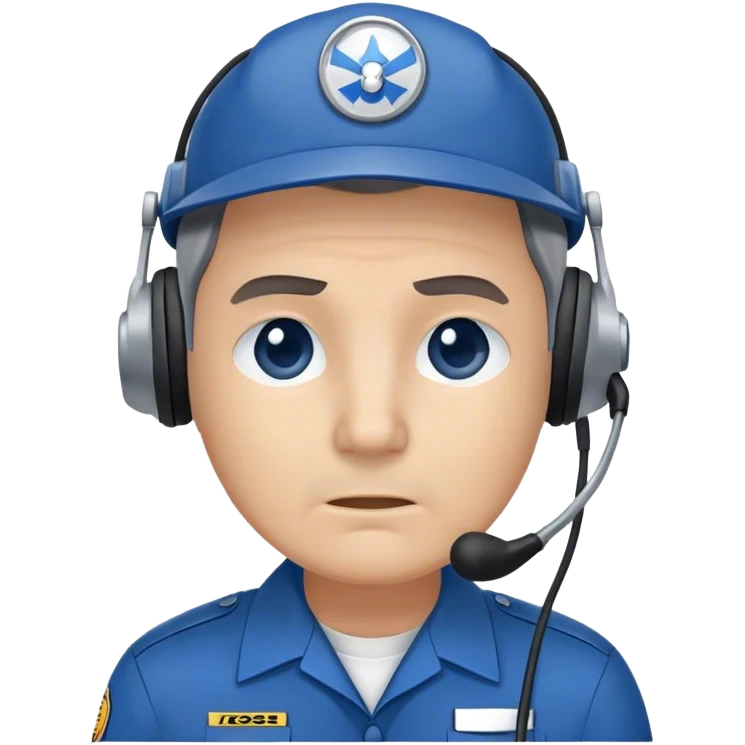 A dispatcher  emoji