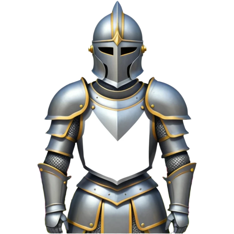 Knight armor  in flowers emoji