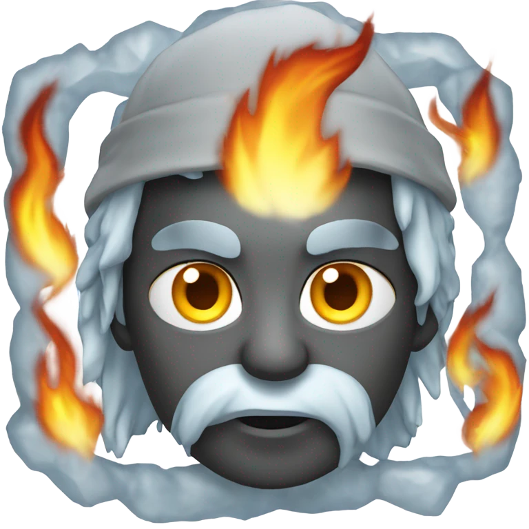 Icey fire emoji