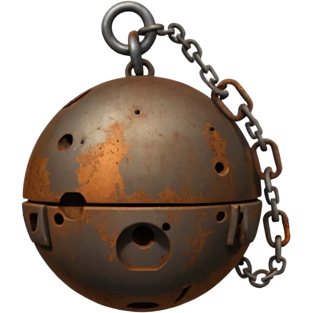 Ball and chain emoji