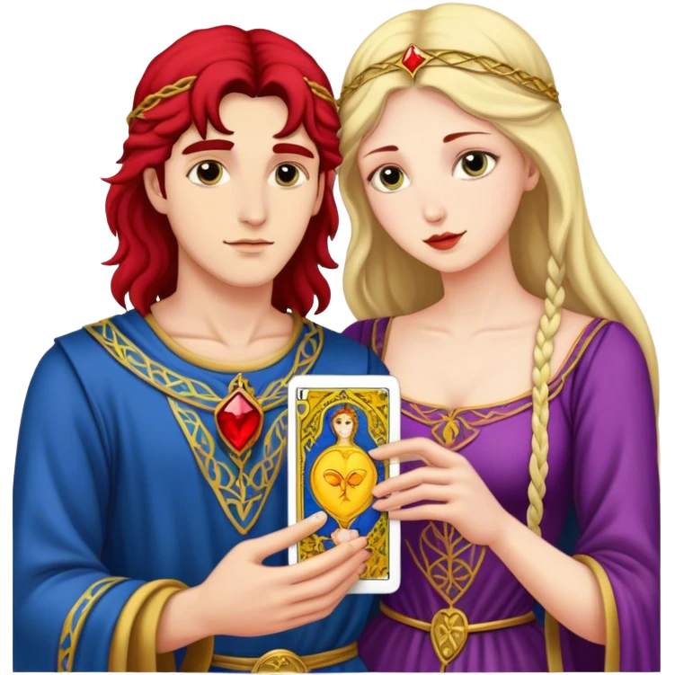 The Lovers Tarot Card emoji