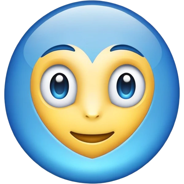Create a blue tick  emoji