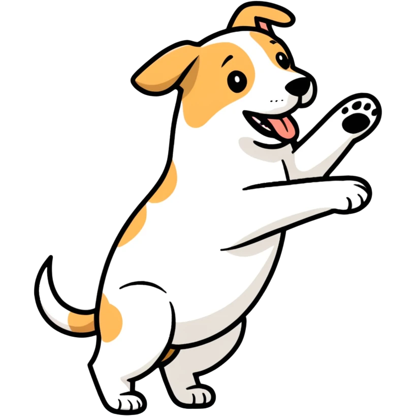 Perro perreando emoji