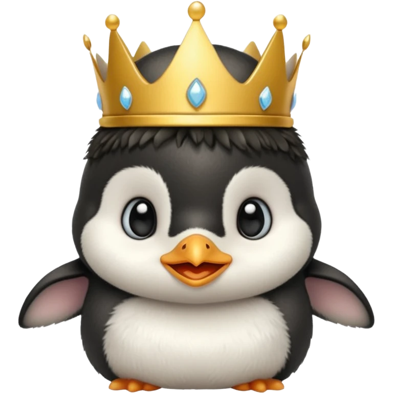 Baby princess penguin emoji