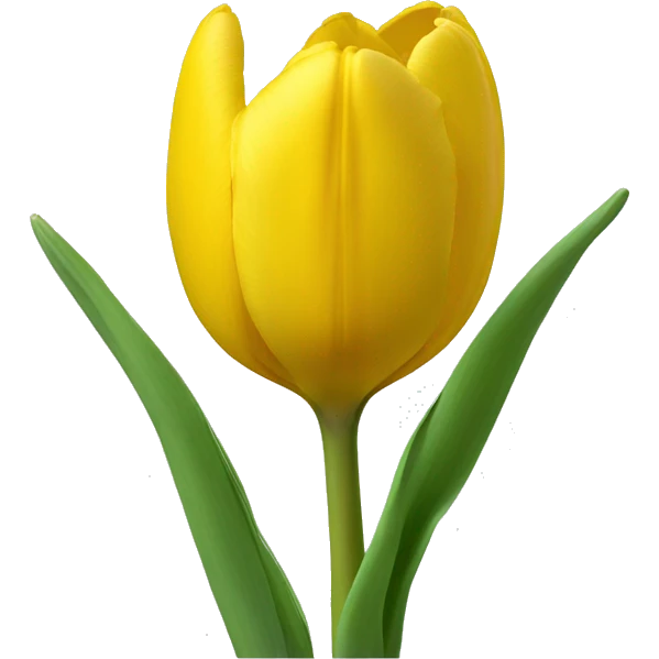 yello tulip emoji