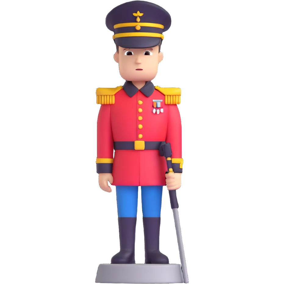 sentry guard standing at post emoji
