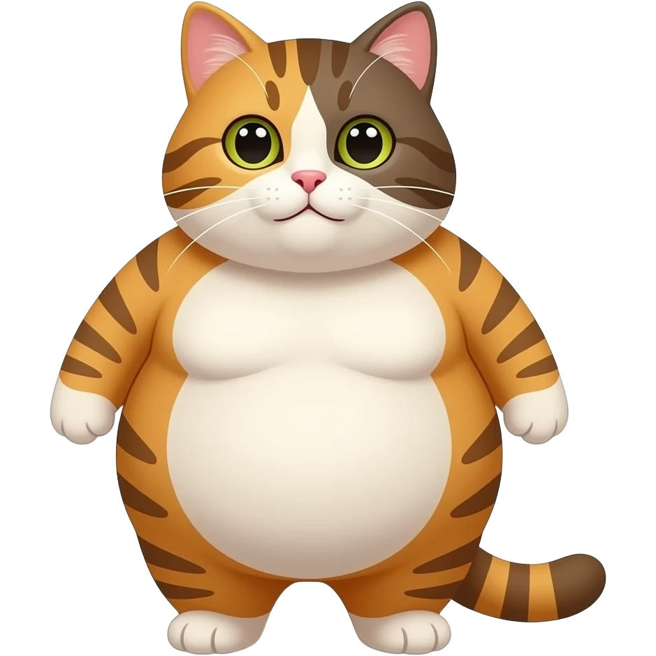 Super Obese cat emoji