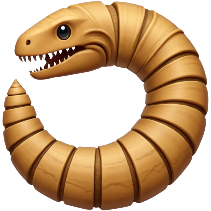 Sand worm from dune emoji