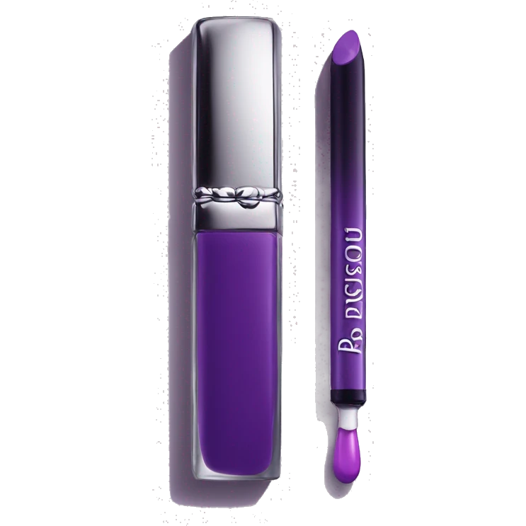 Purple Dior lipgloss emoji