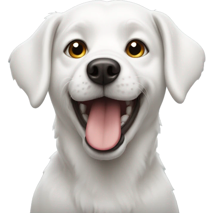 White dog emoji