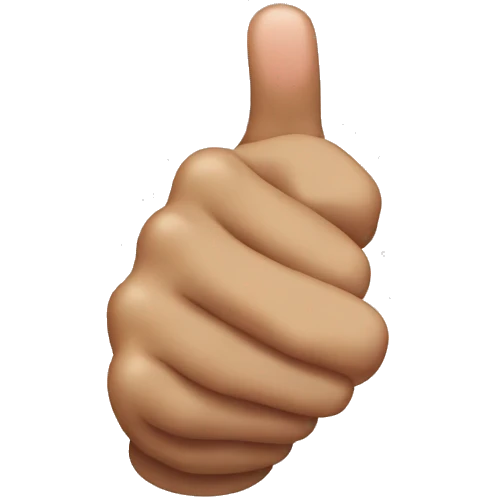 Thumbs down emoji