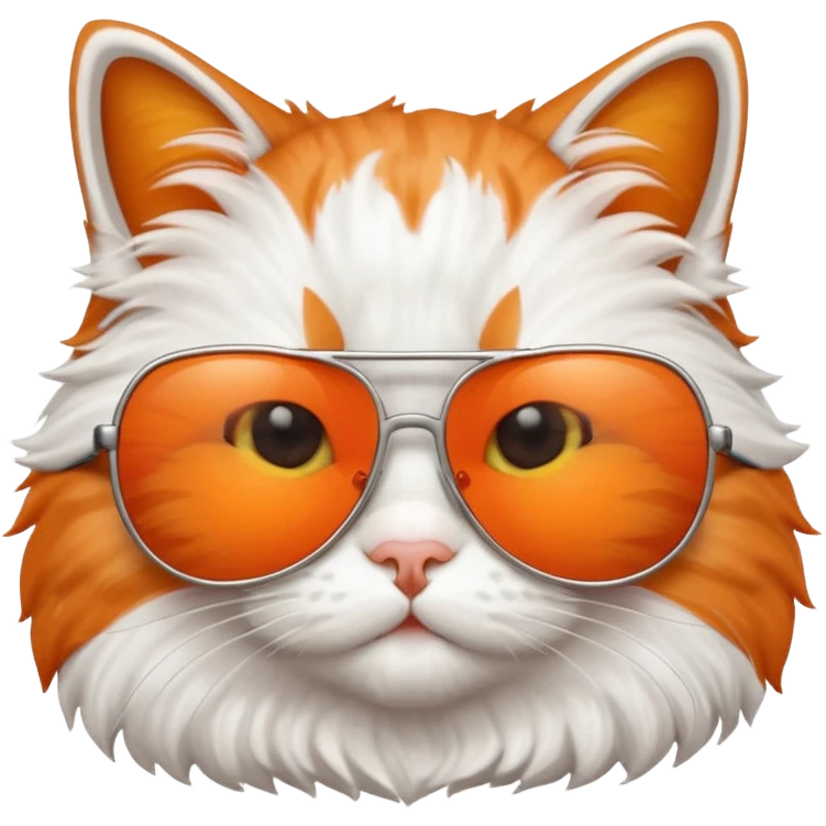Cat wearing sunglasses emoji