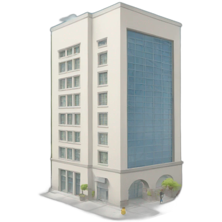 human drawing a building emoji