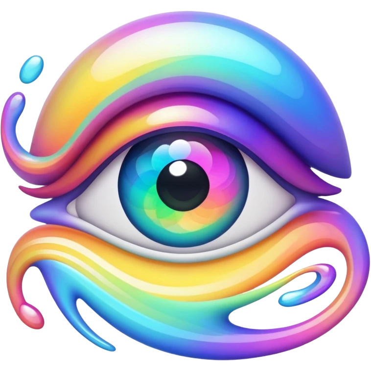 trippy eyes emoji