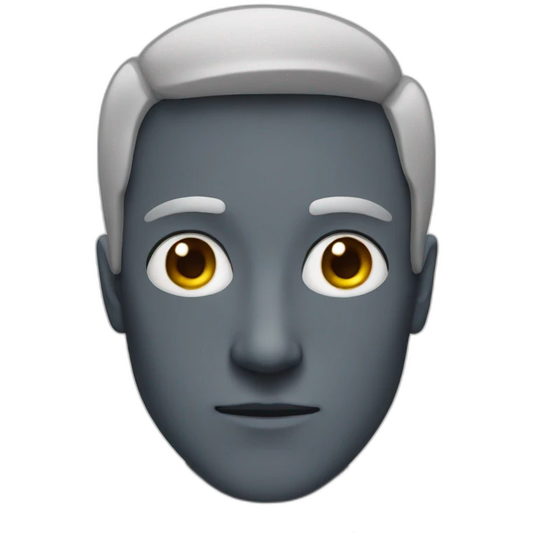 man with enormous eyes emoji