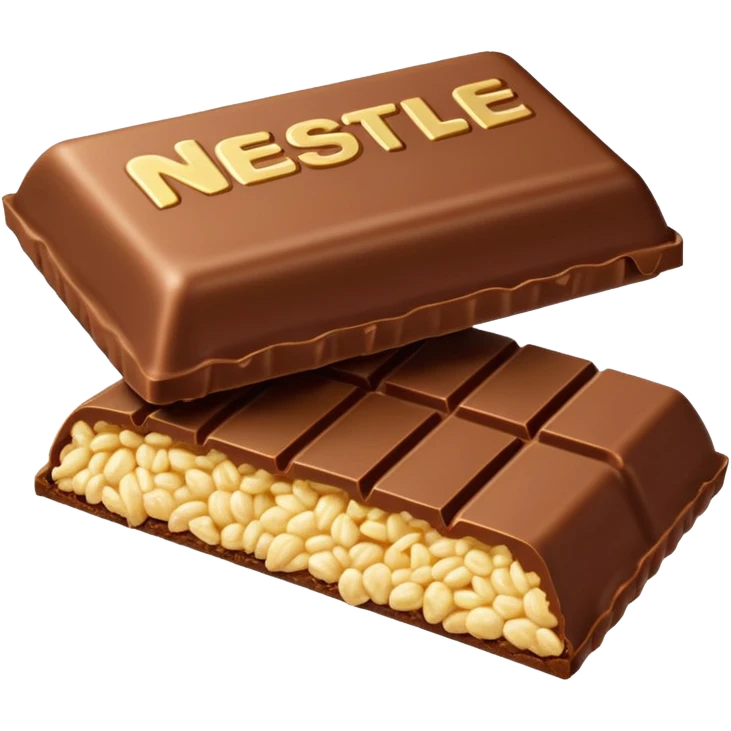 Nestle crunch bar bitten emoji