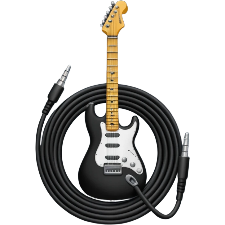 guitar cable emoji