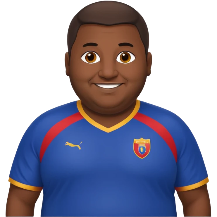 Obese Armenian male with Armenian soccer jersey emoji