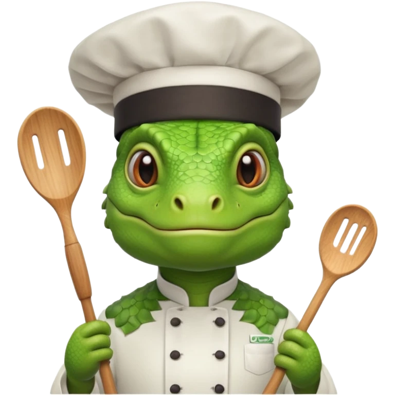 iguana chef emoji
