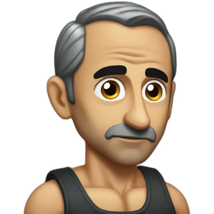 Eric Zemmour huge muscles emoji