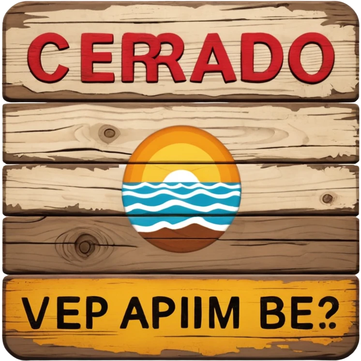 cartel de cerrado por vacaciones vuelva en septiembre  emoji