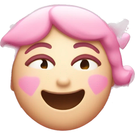 pink hearts over head emoji